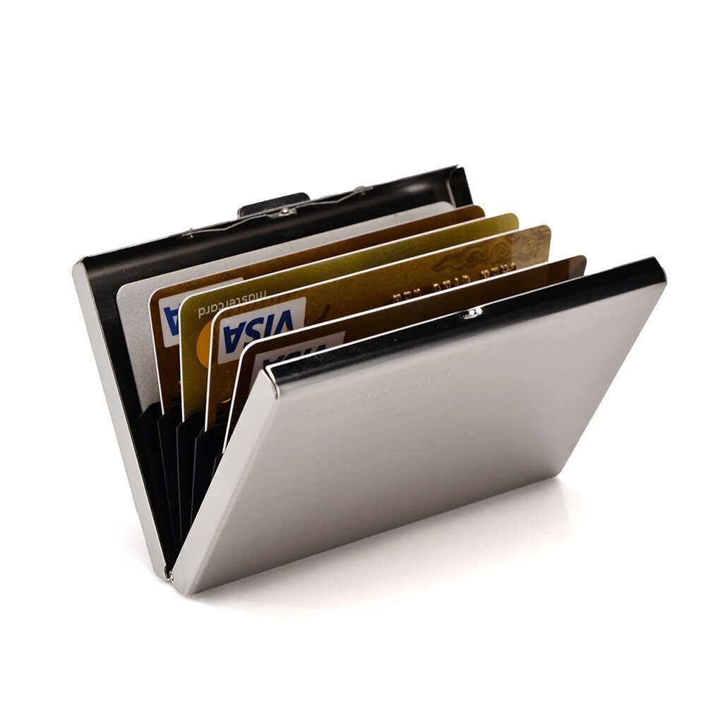 8472 RFID Credit Card Holder Metal Wallet Slim Credit Card Case Protector